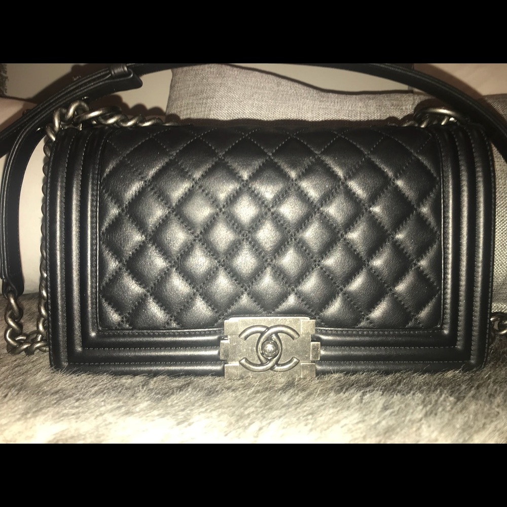 Authentic Chanel Medium Boy Bag NFS